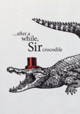 Postkaart Sir Crocodile