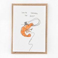 Studio Flash Postkaart You're Shrimply The Best