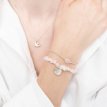BSABRZKW Gemstone bracelet Rose quartz.